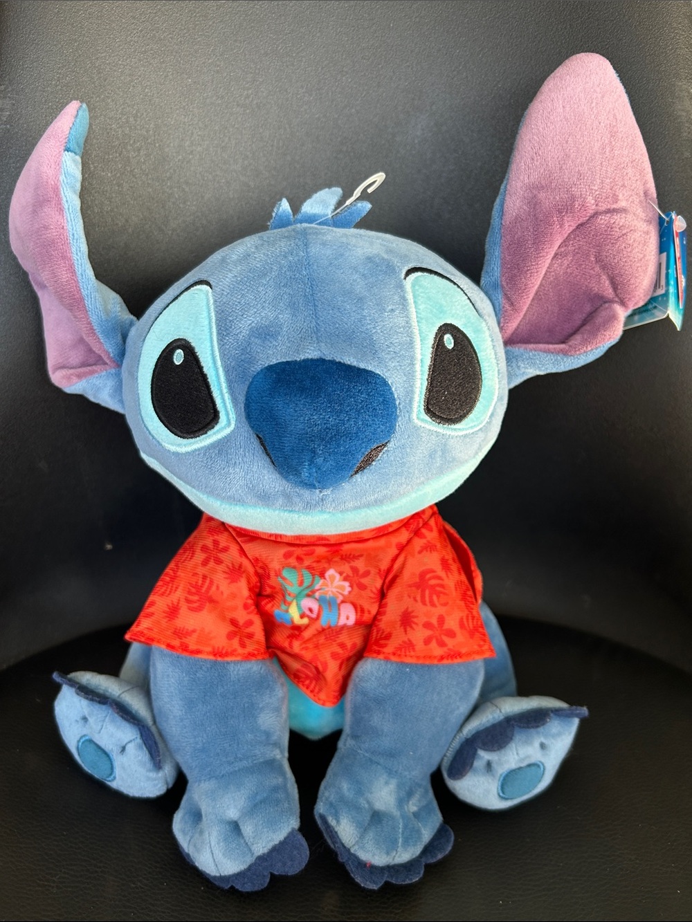 NWT 🆕 Disney Blue & Pink Stitch Plush with Red Aloha Shirt 11 inch